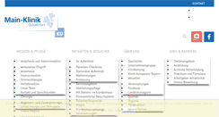Desktop Screenshot of main-klinik.de